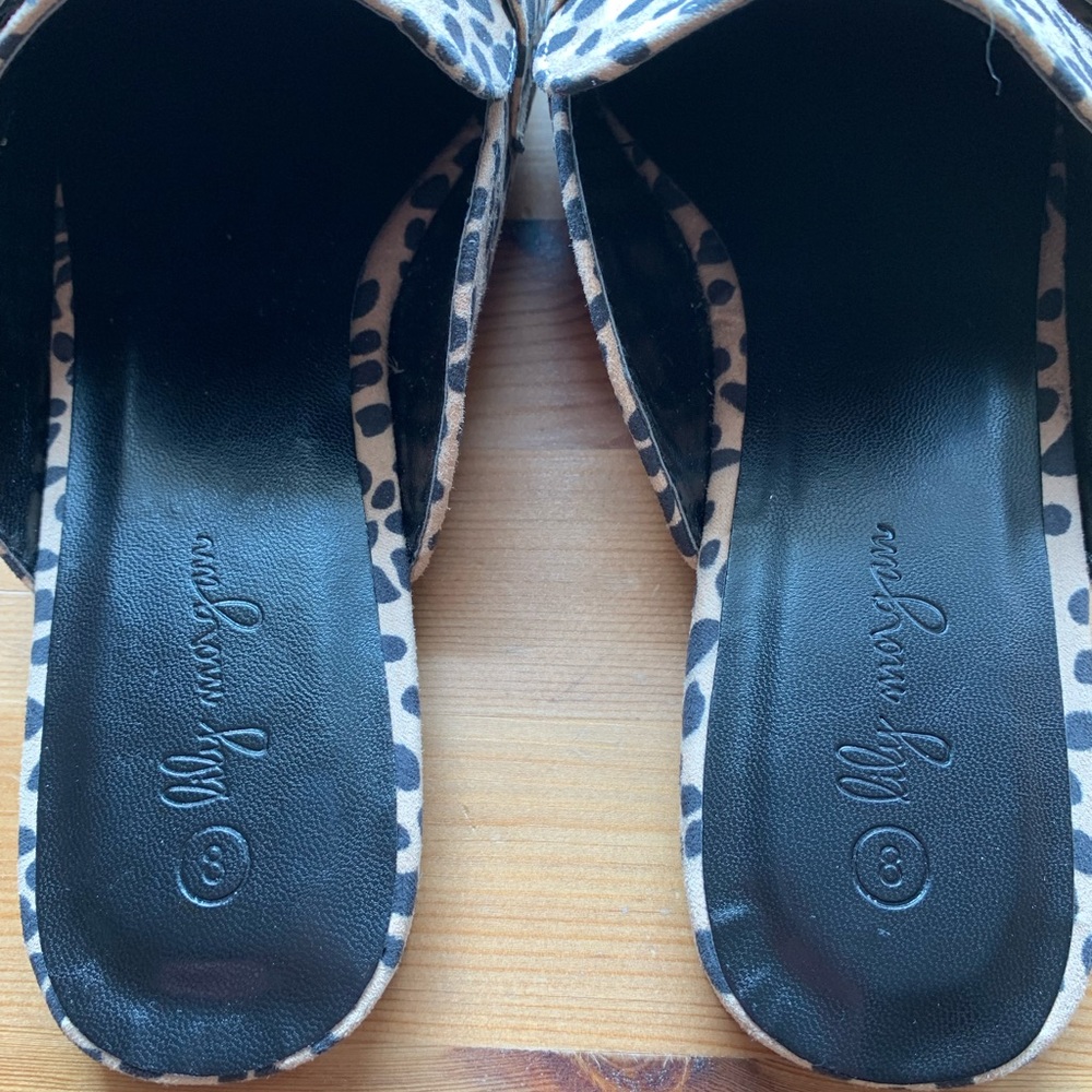 Leopard Print Mules - Picture 8 of 10